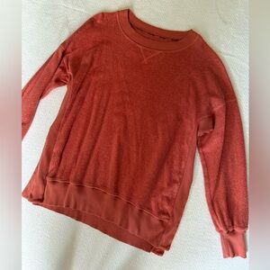 Aerie Women’s Salmon Crew Neck Sweatshirt Size Medium